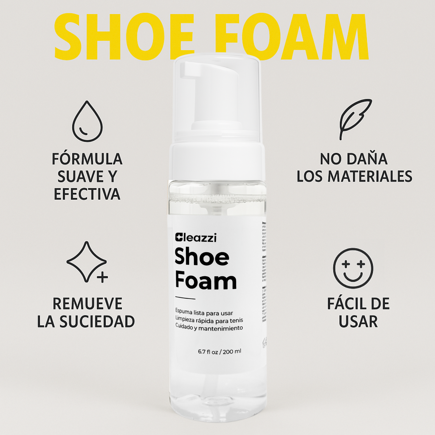 Kit Espuma Limpiadora para Tenis – Elimina Manchas y Suciedad Fácilmente