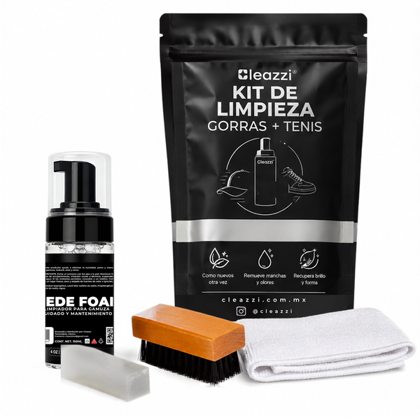 Kit Completo de Limpieza para Tenis de Gamuza, Ante y Nobuck