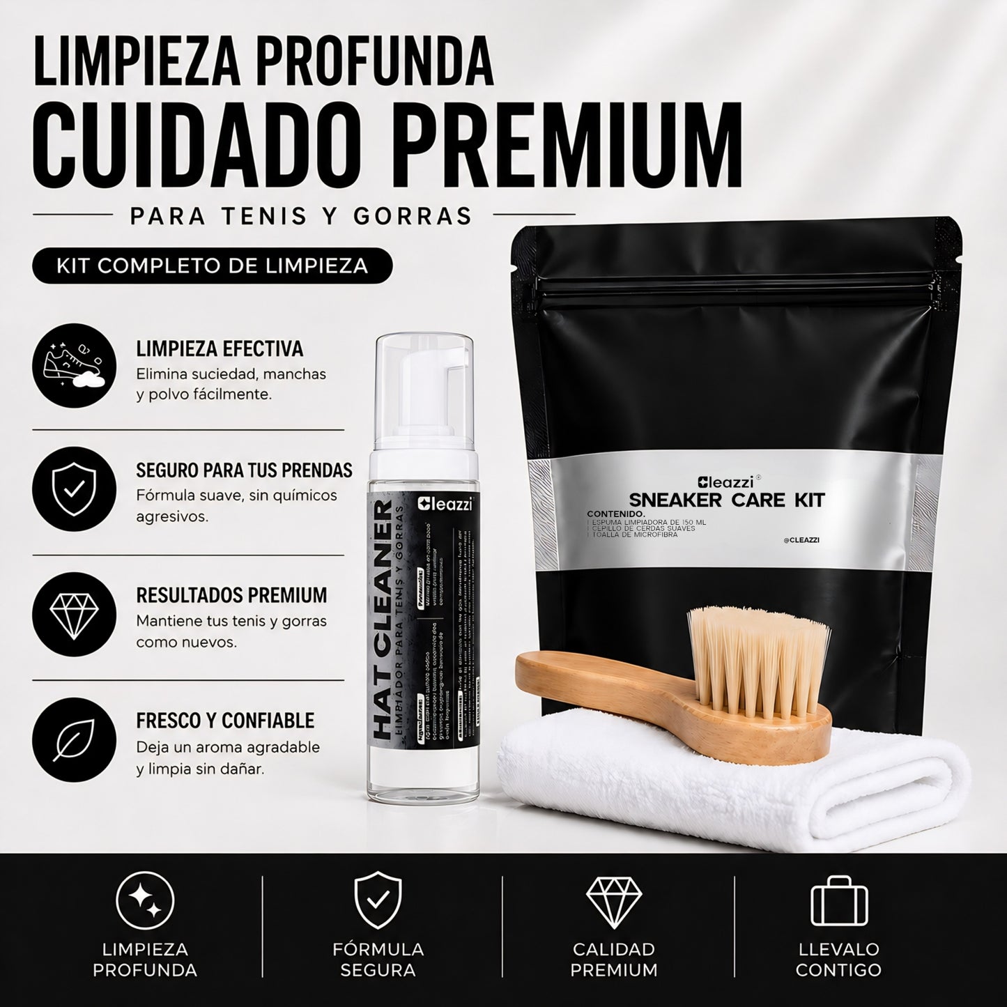 Kit de Limpieza para Tenis y Gorras