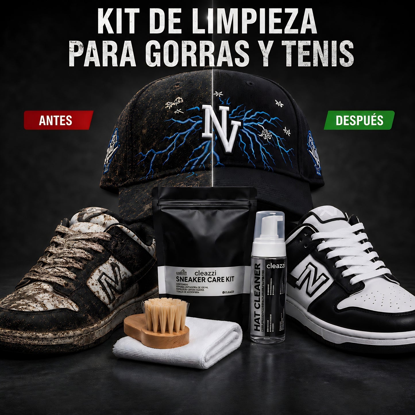 Kit de Limpieza para Tenis y Gorras