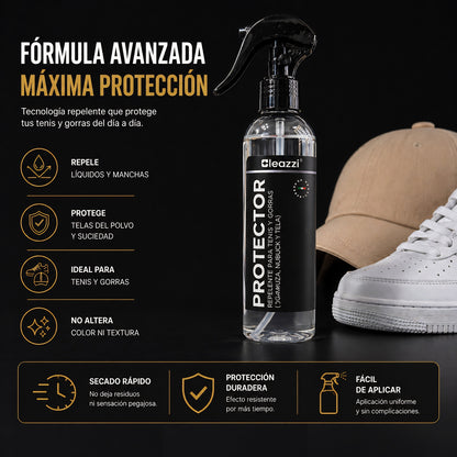 Spray Protector De Tenis Repelente Limpieza De Tenis Cleazzi 177ml