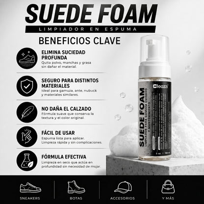 Limpiador En Espuma Para Gamuza, Nobuck, Ante 150 Ml