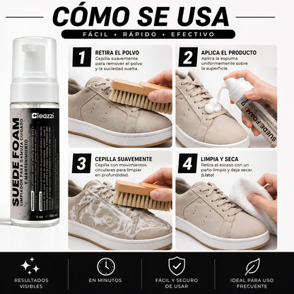 Limpiador En Espuma Para Gamuza, Nobuck, Ante 150 Ml