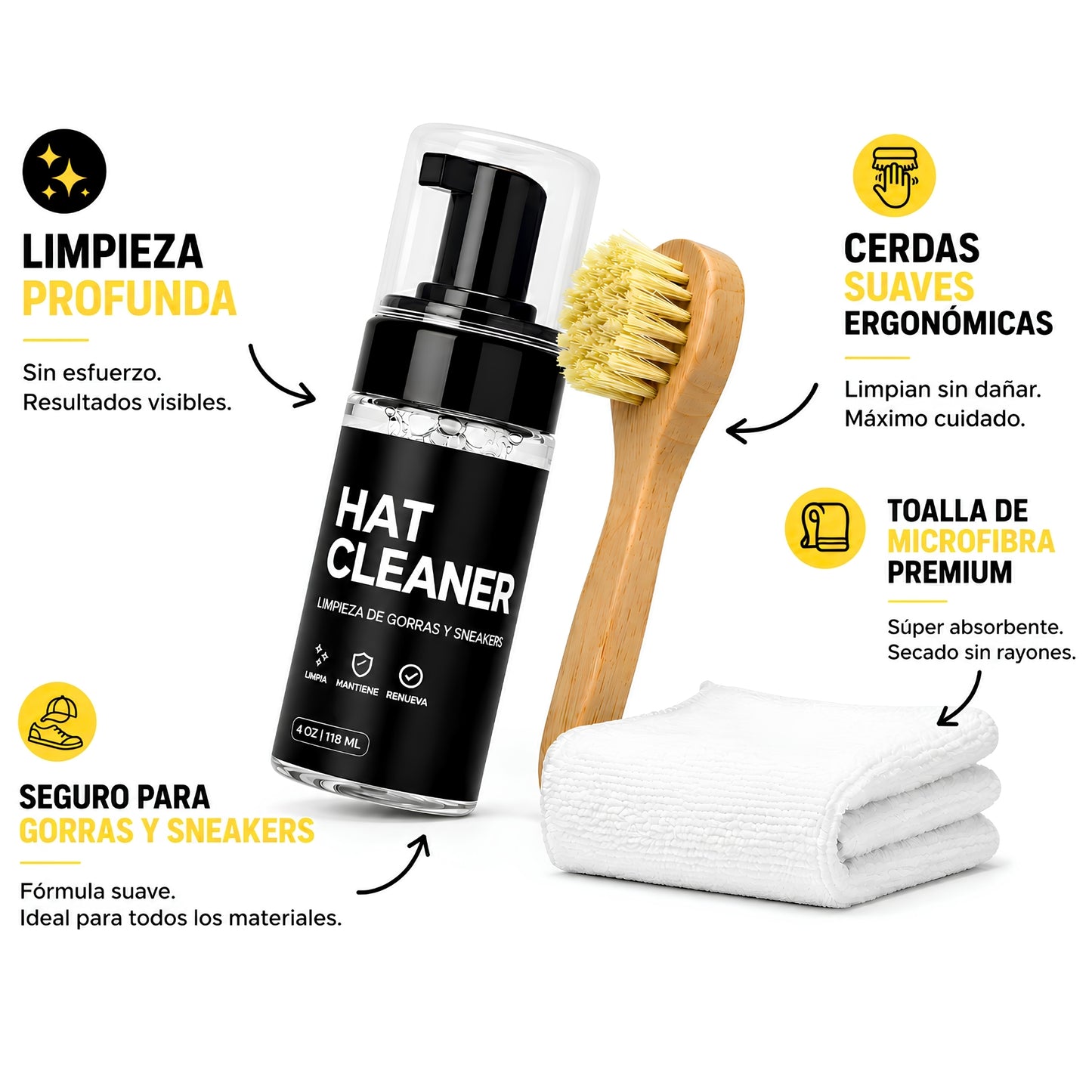 Kit de Limpieza para Tenis y Gorras