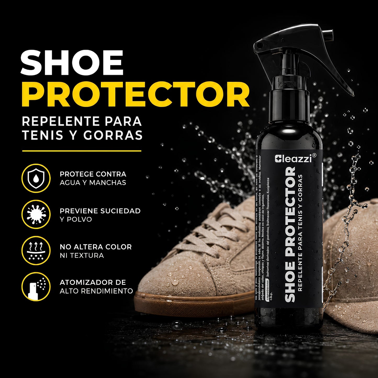 Spray Protector De Tenis Repelente Limpieza De Tenis 118ml