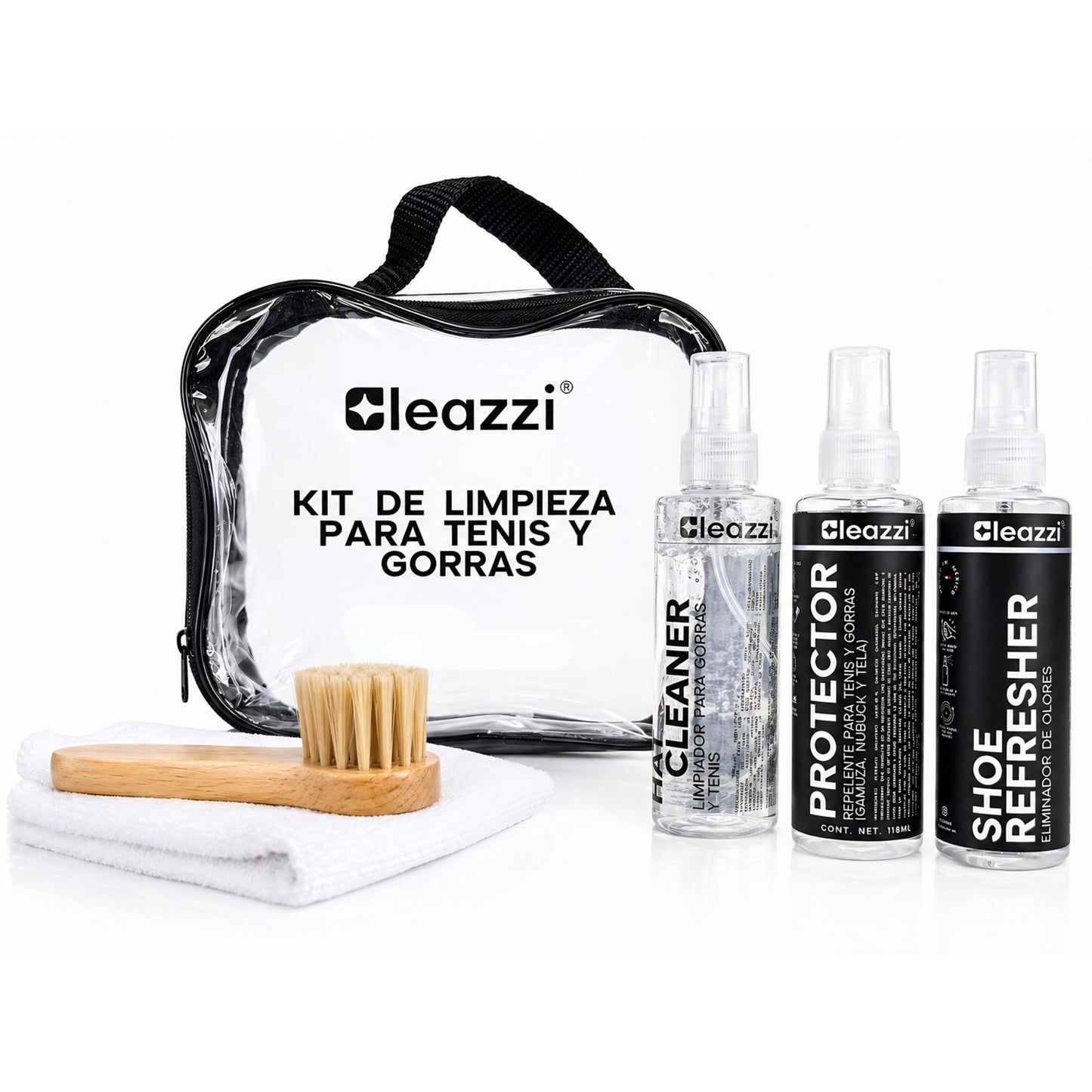 Kit Completo De Limpieza Tenis Y Gorras Varios Materiales 6 Pzs