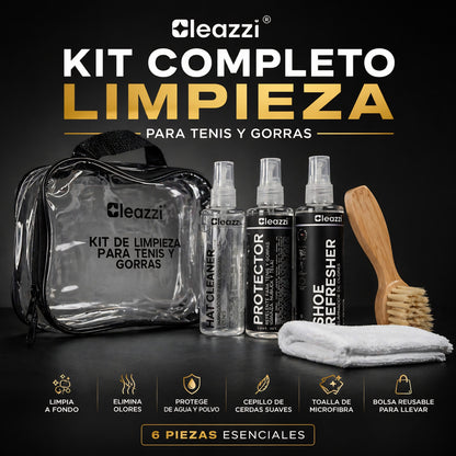 Kit Completo De Limpieza Tenis Y Gorras Varios Materiales 6 Pzs