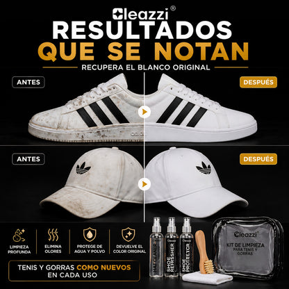 Kit Completo De Limpieza Tenis Y Gorras Varios Materiales 6 Pzs